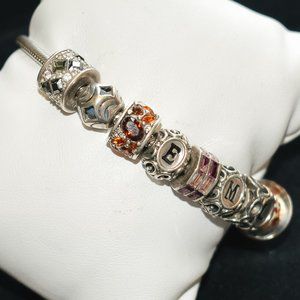 Pandora Interchangeable Chamilia Bracelet & Charms